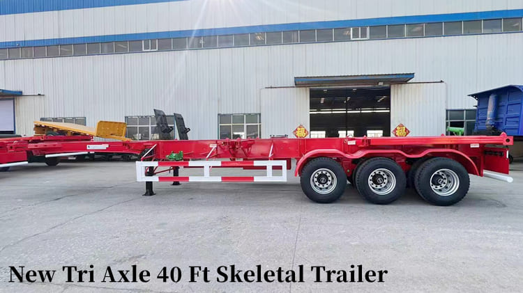 New Tri Axle Skeletal Trailer for Sale in Philippines Batangas