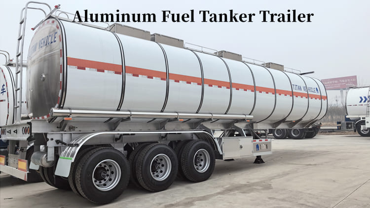 3 Axle Aluminum Fuel Tanker Trailer for Sale Philippines Manila