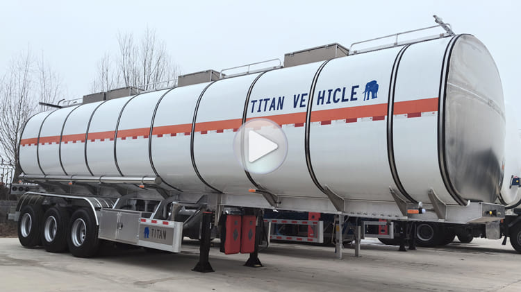 3 Axle Aluminum Fuel Tanker Trailer for Sale Philippines Manila