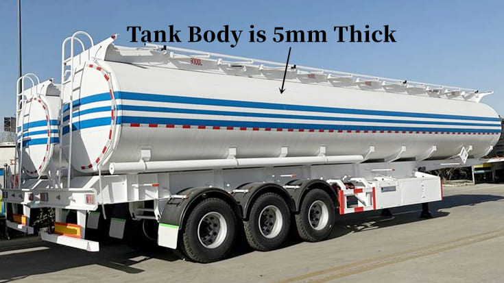 45000 Liters Oil Tanker for Sale Philippines | Tri Axle Oil Tanker Semi Trailer in Batangas