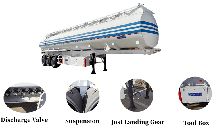 45000 Liters Oil Tanker for Sale Philippines | Tri Axle Oil Tanker Semi Trailer in Batangas