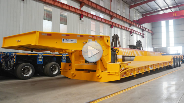 4 Axle 120 Tons RGN Removable Gooseneck Trailer for Sale in Philippines