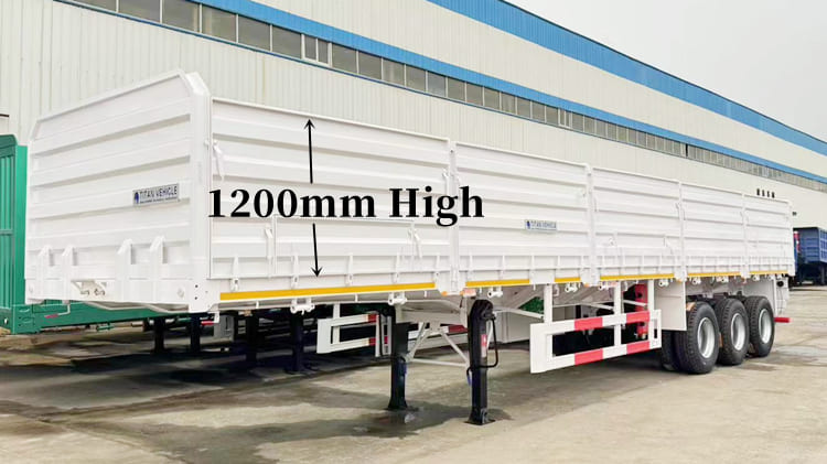 3 Axle Drop Side Trailer for Sale | 60 Tons Trailer Dropside in Philippines Manila