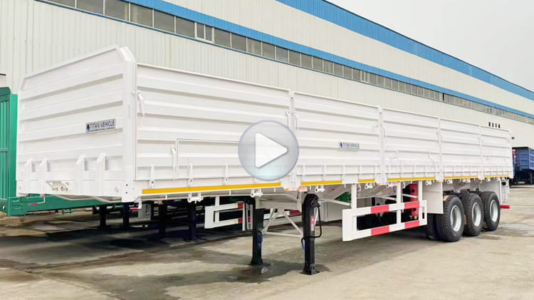 3 Axle Drop Side Trailer for Sale | 60 Tons Trailer Dropside in Philippines Manila