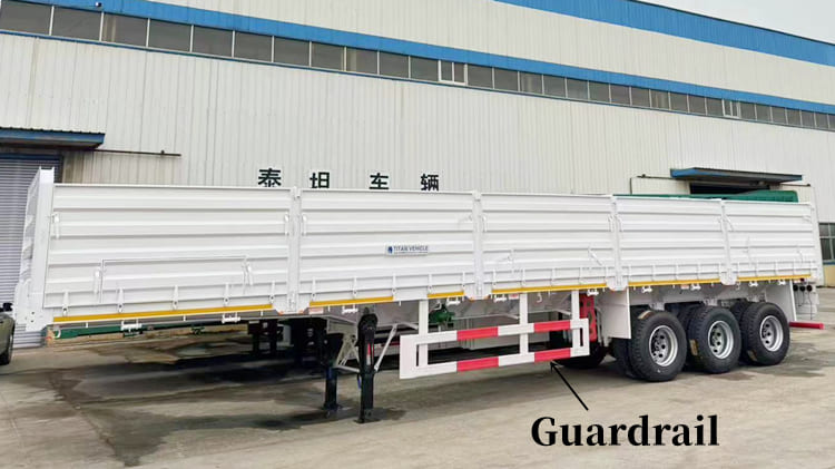 3 Axle Drop Side Trailer for Sale | 60 Tons Trailer Dropside in Philippines Manila