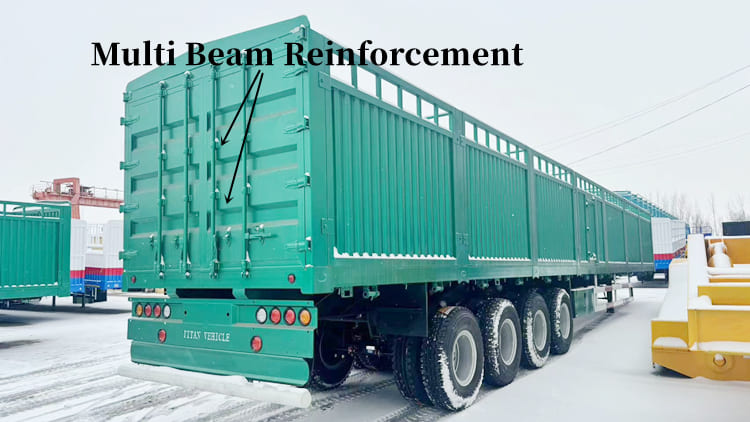 4 Axle Fence Semi Trailer | Fence Cargo Trailer for Sale in Philippines