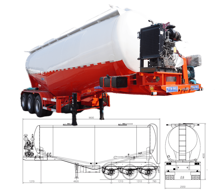 3 Axle Cement Bulker Trailer Tanker Price in Philippines Batangas