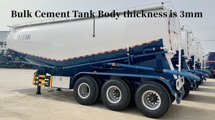 35CBM Dry Bulk Cement Trailer for Sale Philippines | Bulk Cement Semi Trailer in Manila