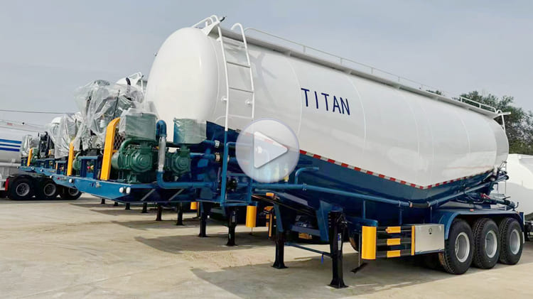 35CBM Dry Bulk Cement Trailer for Sale Philippines | Bulk Cement Semi Trailer in Manila