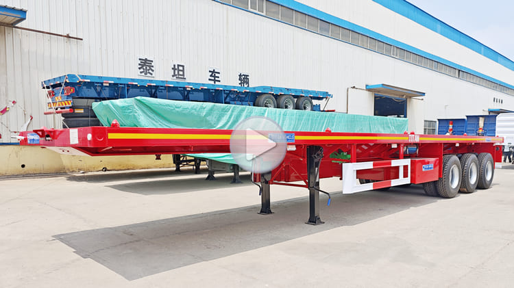 3 Axle 40 Ft Flat Bed Semi Trailer for Sale Price in Philippines