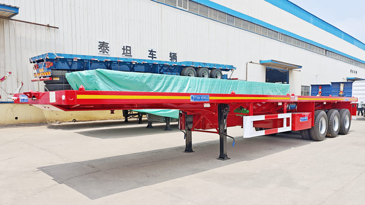 3 Axle 40 Ft Flat Bed Semi Trailer for Sale Price in Philippines