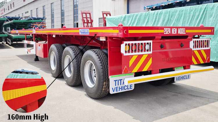 3 Axle 40 Ft Flat Bed Trailer for Sale Near Me in Philippines