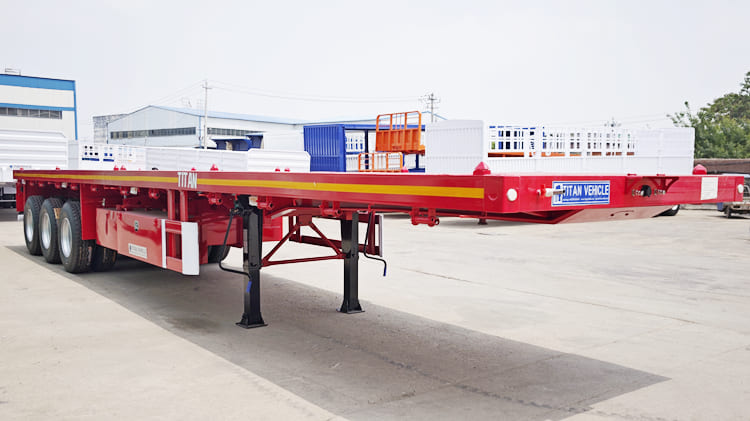 3 Axle 40 Ft Flat Bed Trailer for Sale Near Me in Philippines