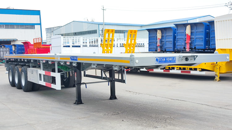 Tri Axle Semi Flatbed Trailer for Sale in Philippines
