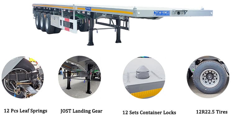 Tri Axle Flatbed Trailer for Sale in Philippines
