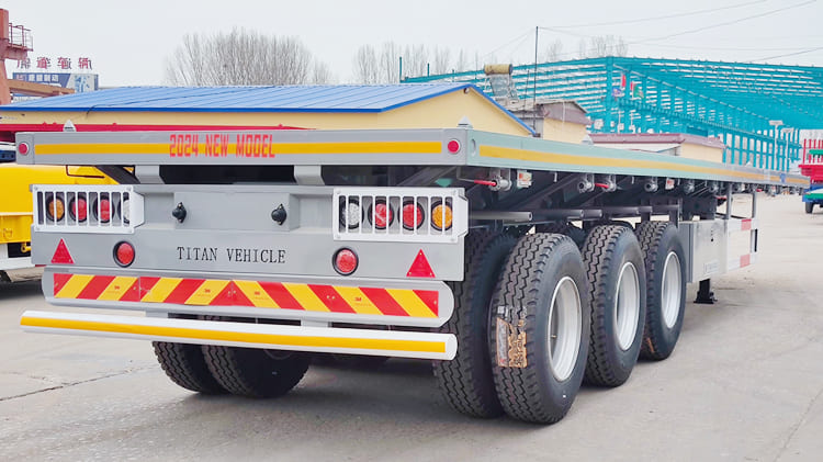 Tri Axle Semi Flatbed Trailer for Sale in Philippines