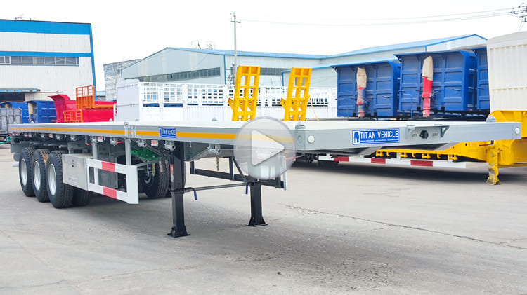 Tri Axle Semi Flatbed Trailer for Sale in Philippines