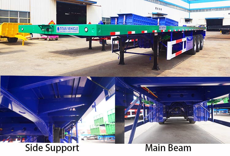 Tri Axle Flatbed Semi Trailer for Sale in Philippines, Phapa