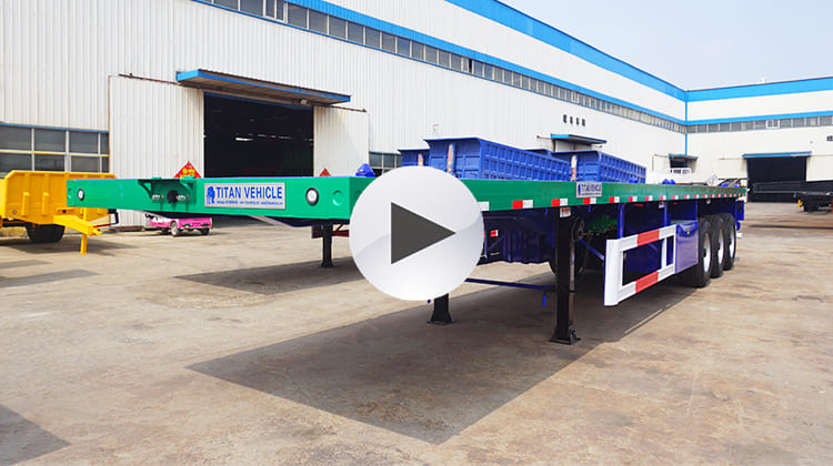 Tri Axle Flatbed Semi Trailer for Sale in Philippines, Phapa
