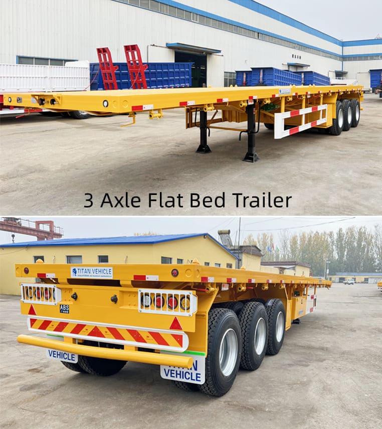 3 Axle Flat Bed Trailer for Sale in Philippines, Manila