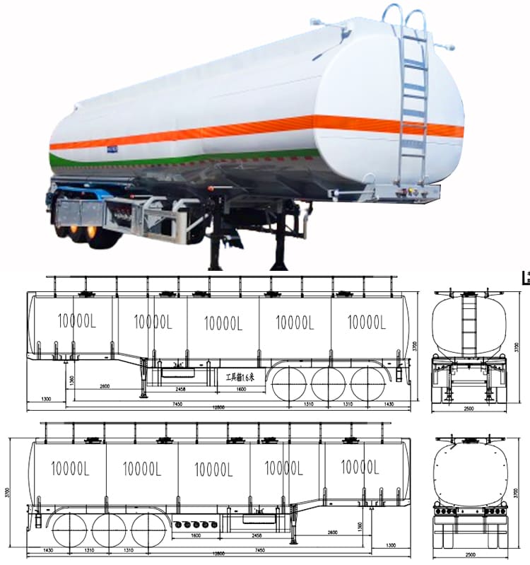50000L Oil Tanker Trailer for Sale in Philippines, Batangas