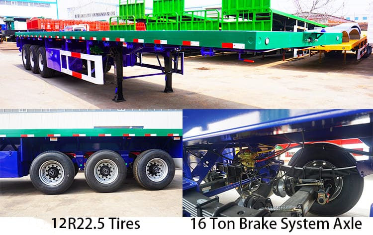 Tri Axle Flatbed Semi Trailer for Sale in Philippines, Phapa