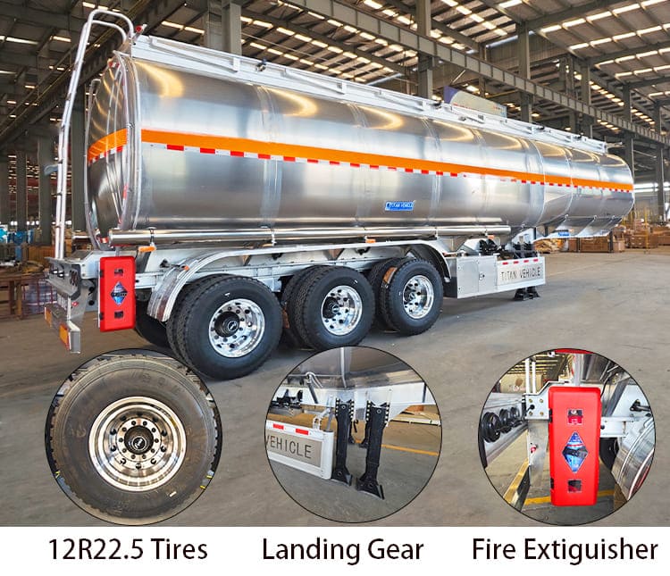 3 Axles 50000 Liters Aluminum Tanker Trailer for Sale in Philippines, Manila