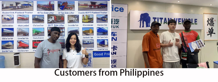 60 Ton Fence Semi Trailer for Sale in Philippines, Phili