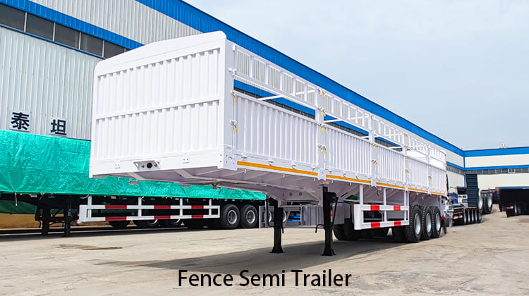 60 Ton Fence Semi Trailer for Sale in Philippines, Phili