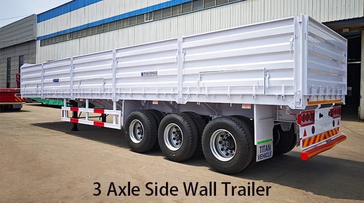 Tri Axle Side Wall Trailer for Sale in Philippines, Davao