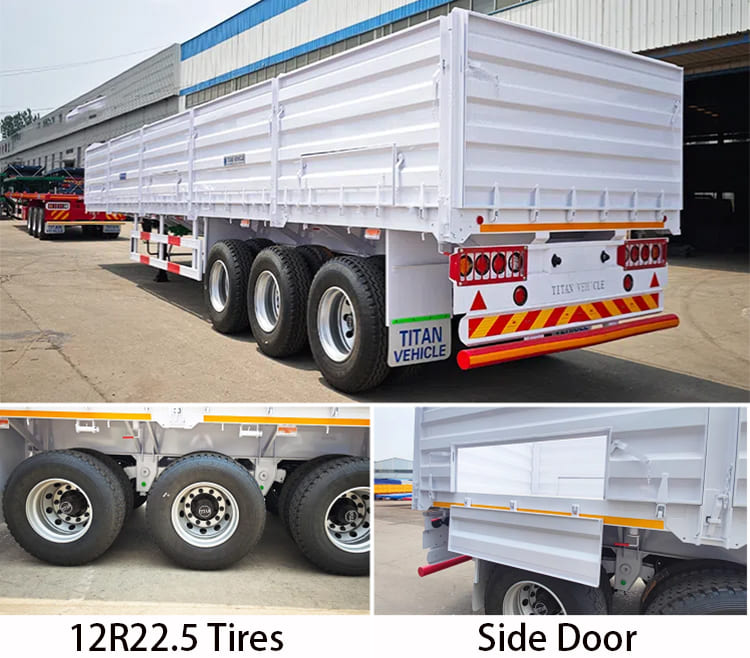 Tri Axle Side Wall Trailer for Sale in Philippines, Davao