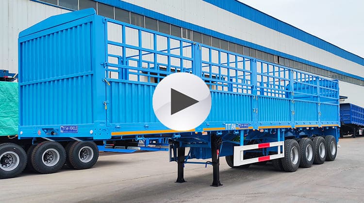 4 Axle Fence Cargo Semi Trailer for Sale in Philippines, Phili
