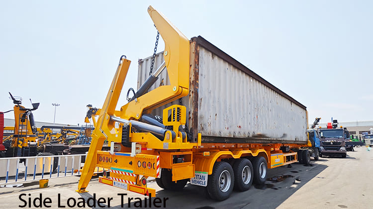 37 Ton Side Loader Trailer for Sale in Philippines,Cebu