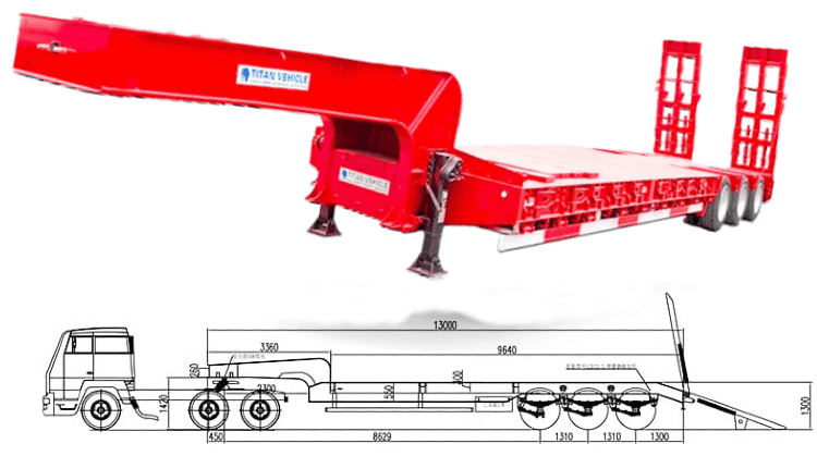 3 Axle Low Bed Trailer for Sale in Philippines, Batangas