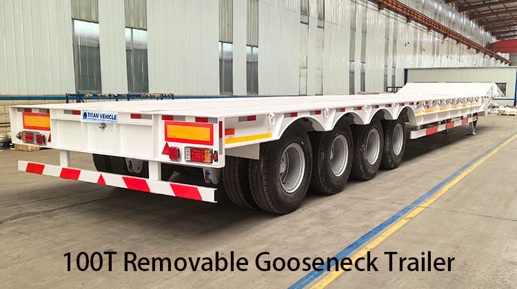 100T Removable Gooseneck Trailer for Sale in Philippines, Cebu