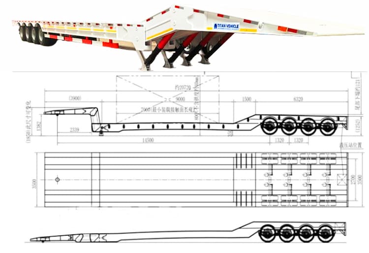 100T Removable Gooseneck Trailer for Sale in Philippines, Cebu