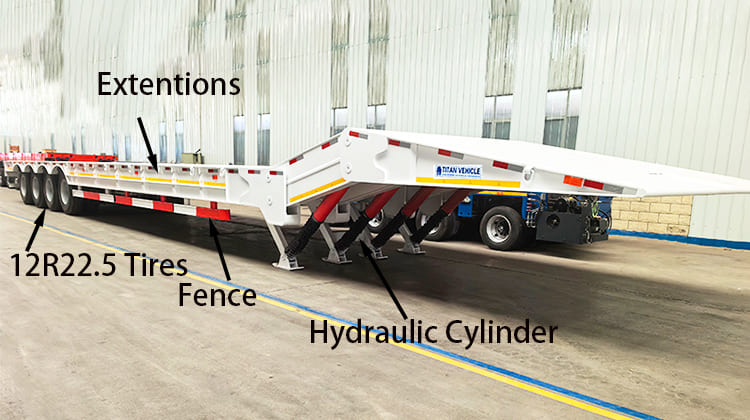 100T Removable Gooseneck Trailer for Sale in Philippines, Cebu