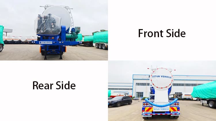 4 Axle 45CBM Bulker Cement Trailer for Sale in Philippines, Phili  
