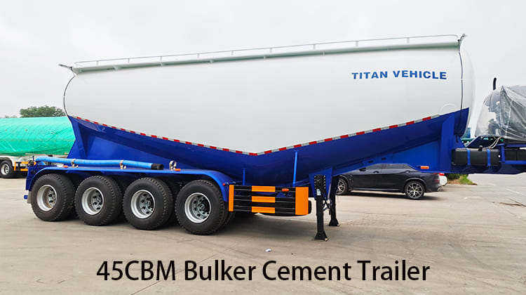 4 Axle 45CBM Bulker Cement Trailer for Sale in Philippines, Phili  