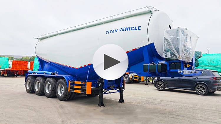 4 Axle 45CBM Bulker Cement Trailer for Sale in Philippines, Phili  