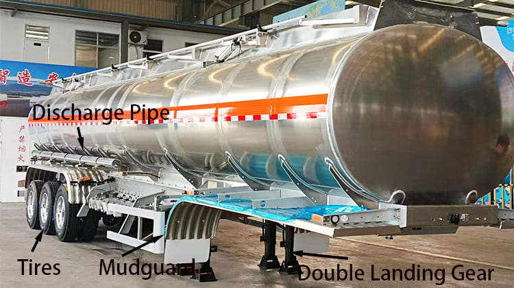  3 Axle Aluminum Fuel Tanker Trailer for Sale in Philippines, Manila
