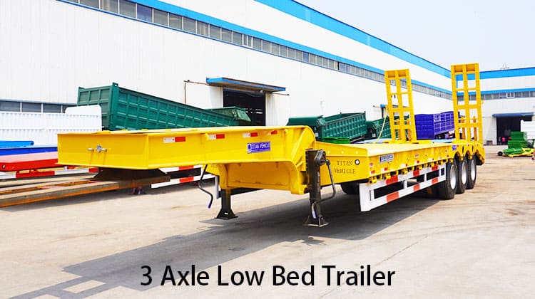60 Ton Low Bed Trailer Manufacturers for Sale in Philippines, Davao