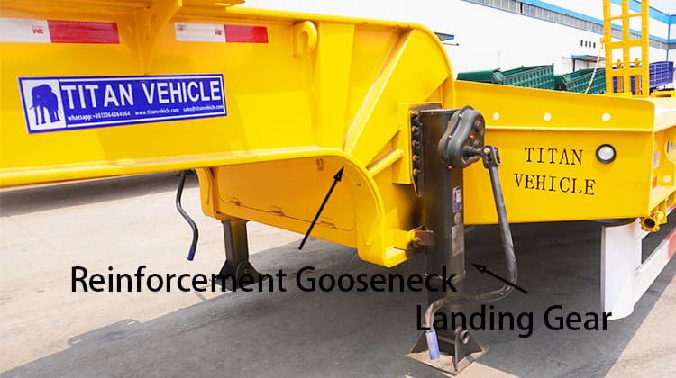 60 Ton Low Bed Trailer Manufacturers for Sale in Philippines, Davao