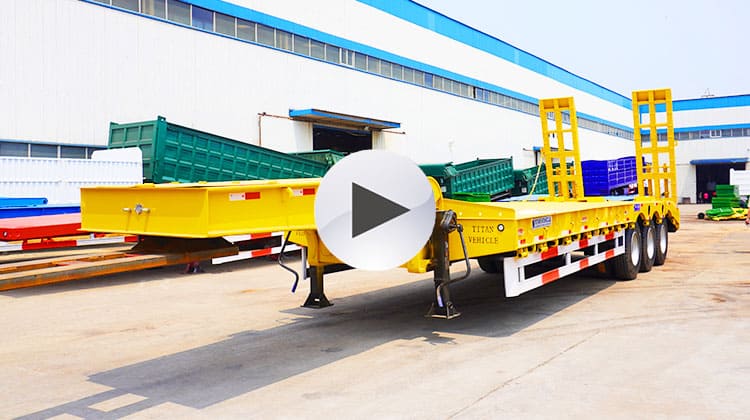 60 Ton Low Bed Trailer Manufacturers for Sale in Philippines, Davao