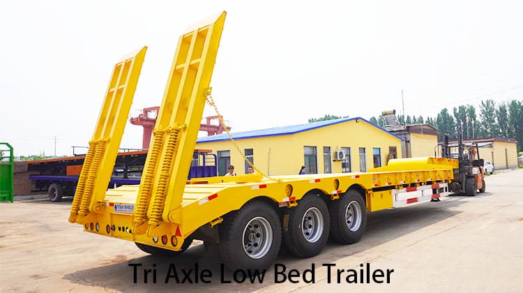 60 Ton Low Bed Trailer Manufacturers for Sale in Philippines, Davao