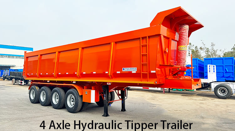 4 Axle Hydraulic Tipper Trailer for Sale in Philippines, Manil