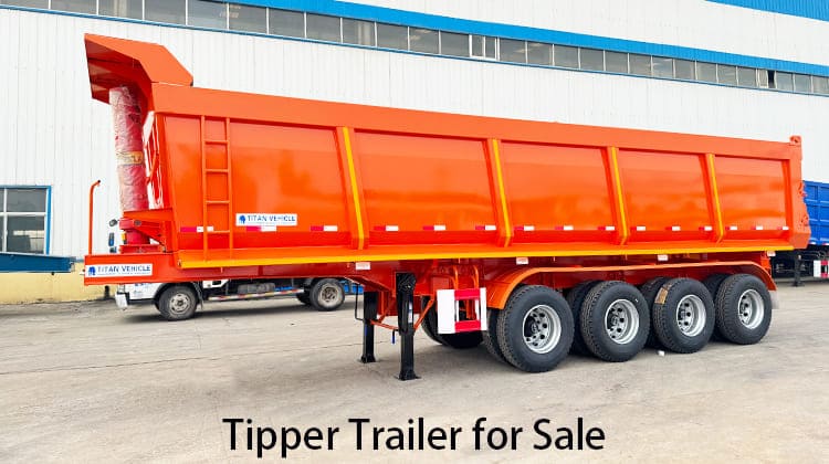 4 Axle Hydraulic Tipper Trailer for Sale in Philippines, Manil