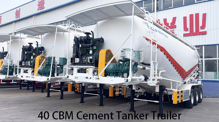 40 CBM Cement Tanker Trailer for Sale in Philippines, Phili