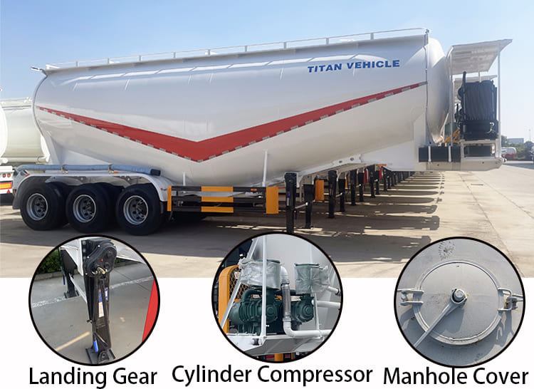 40 CBM Cement Tanker Trailer for Sale in Philippines, Phili