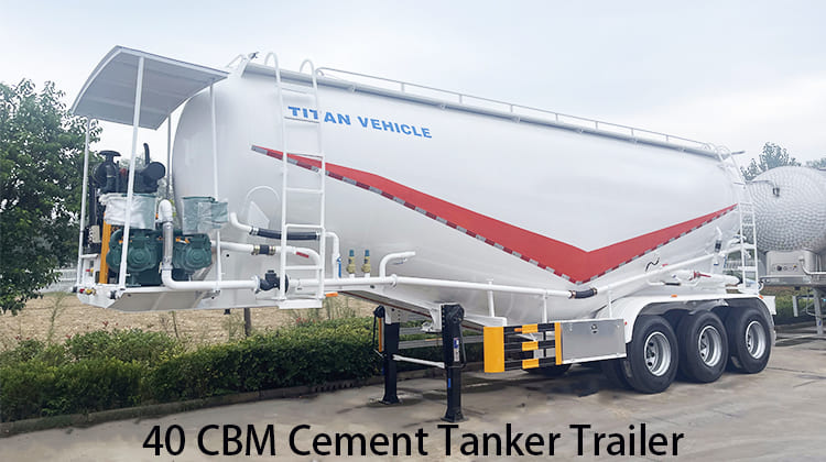 40 CBM Cement Tanker Trailer for Sale in Philippines, Phili